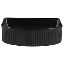 Jade 410mm Matte Black Ceramic Arch Above Counter Basin